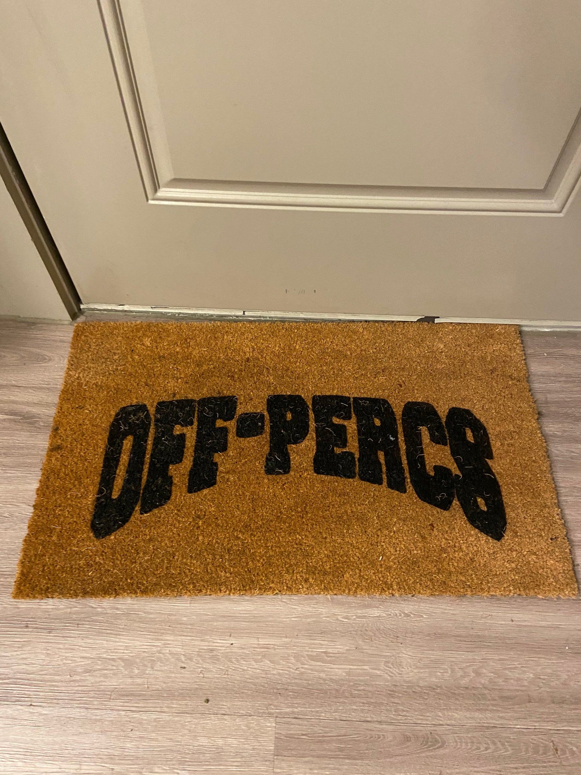 Off-Percs Door Mat